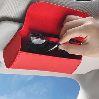 Clip On Sunglasses Case for Car