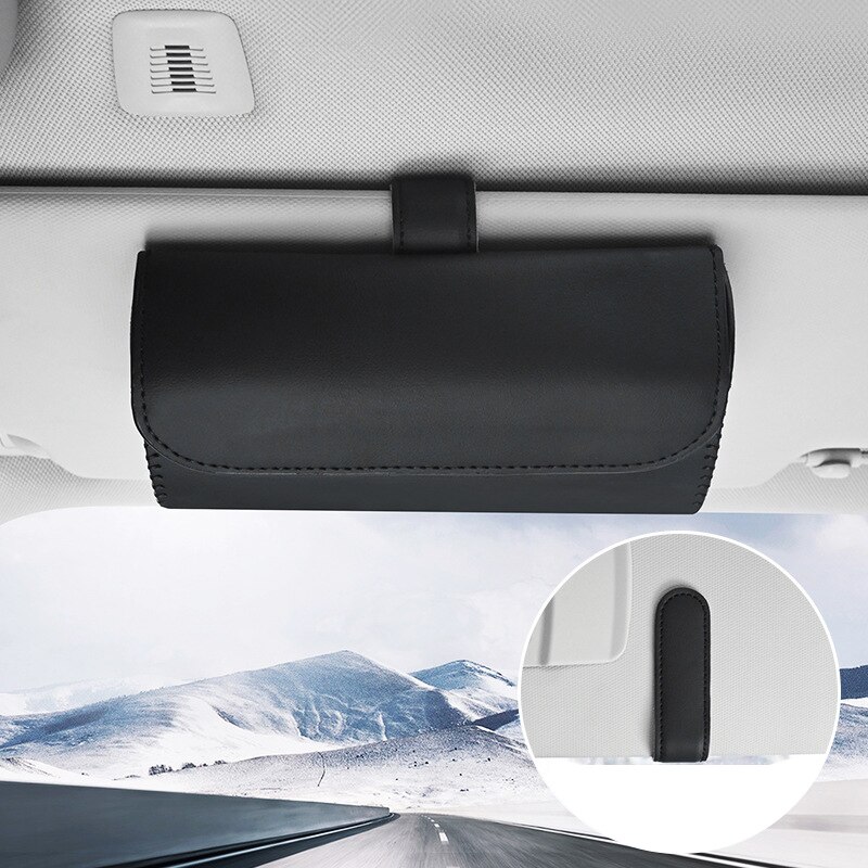 Clip On Sunglasses Case for Car