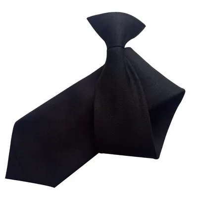 Clip On Tie Plain Necktie Clip On Tie Plain Necktie