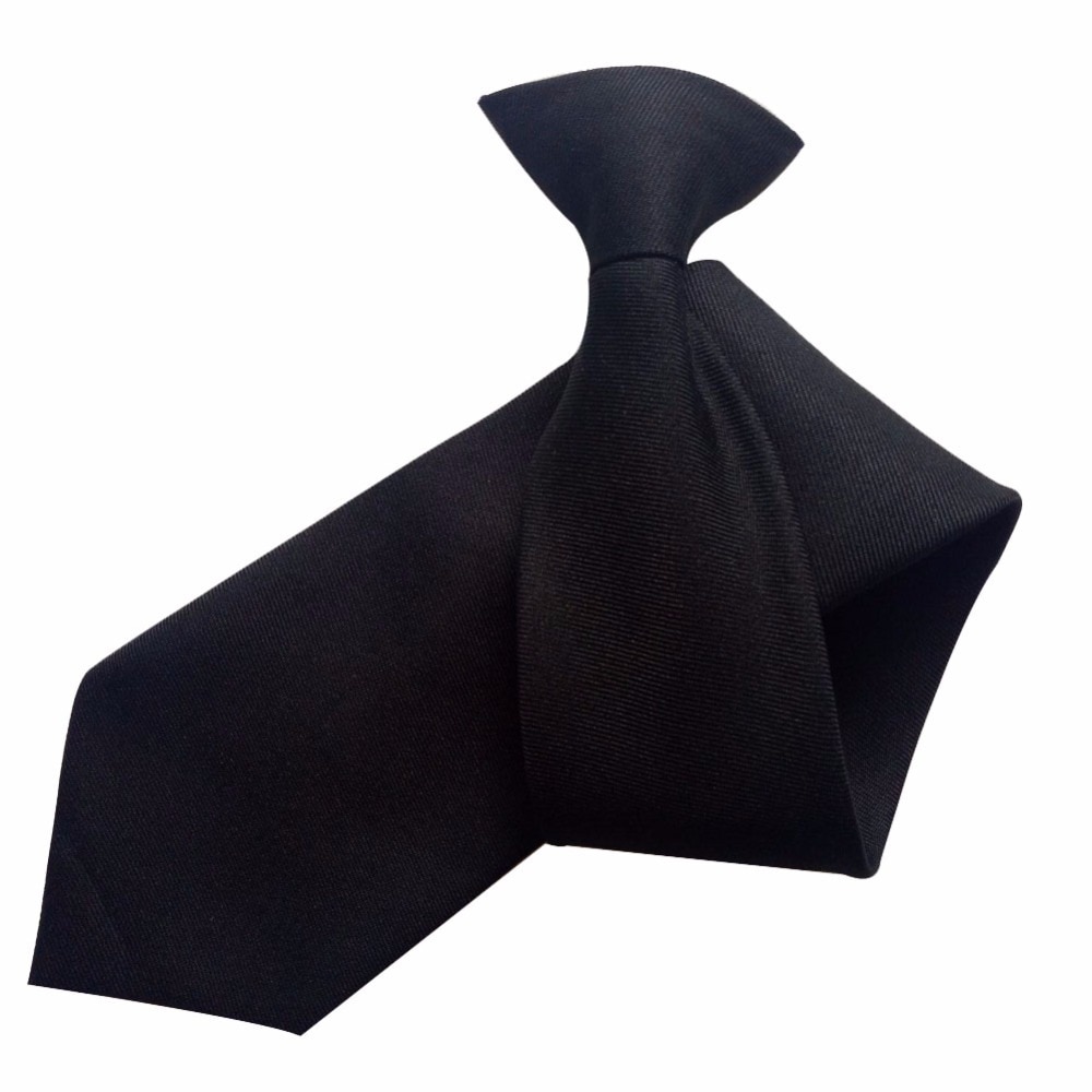 Clip On Tie Plain Necktie
