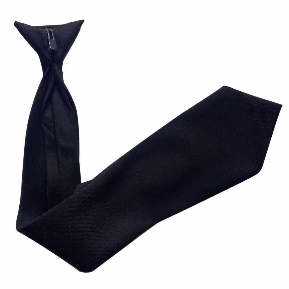 Clip On Tie Plain Necktie Clip On Tie Plain Necktie