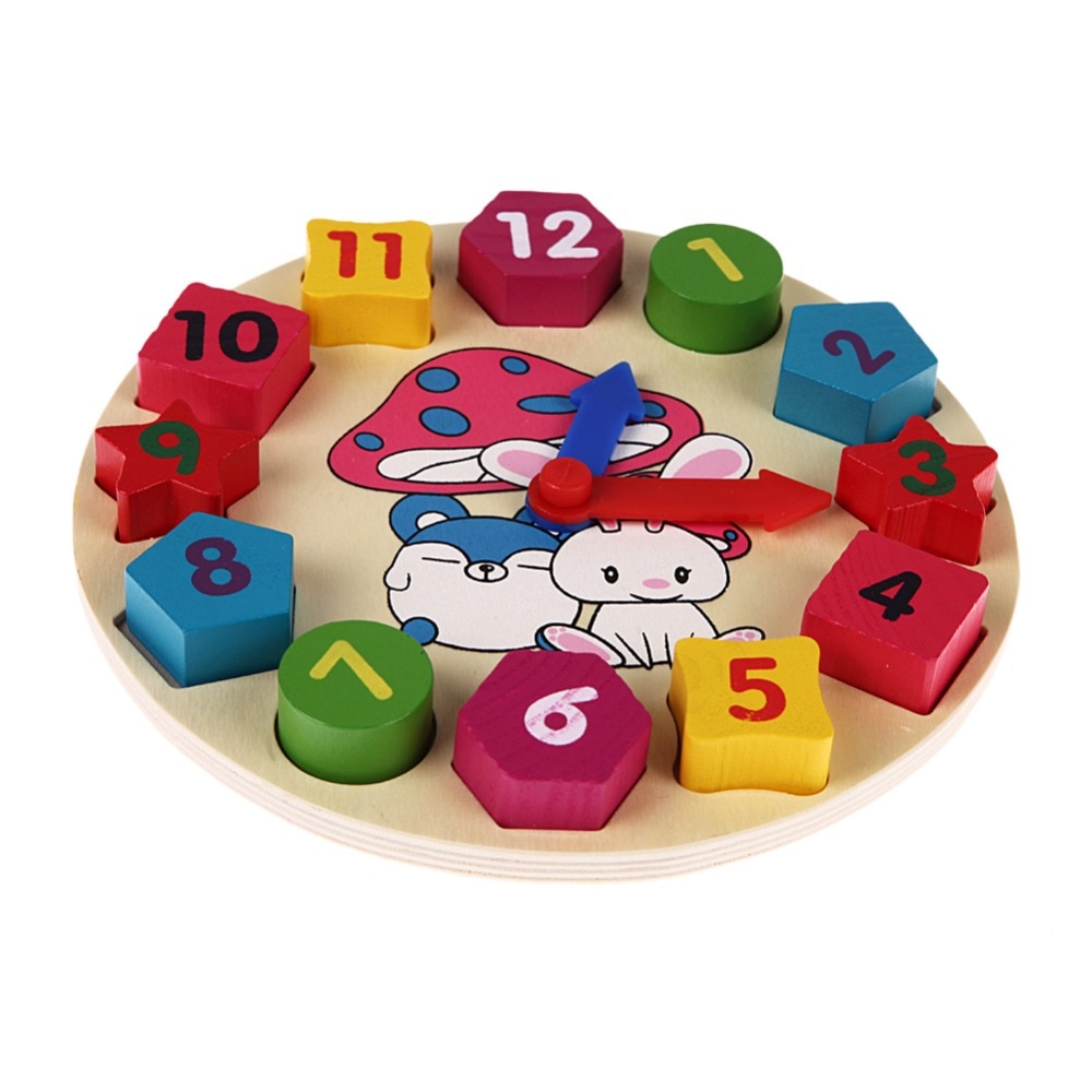 Clock Toy Wooden Puzzle Clock Toy Wooden Puzzle