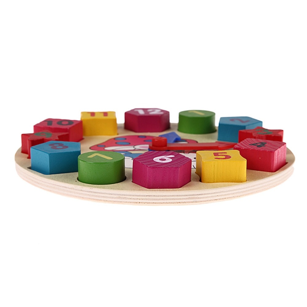 Clock Toy Wooden Puzzle Clock Toy Wooden Puzzle