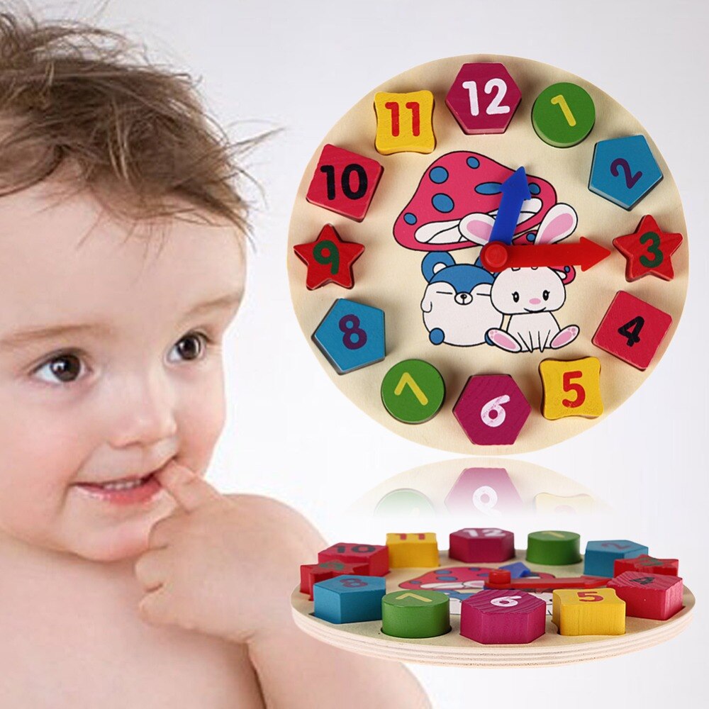 Clock Toy Wooden Puzzle Clock Toy Wooden Puzzle