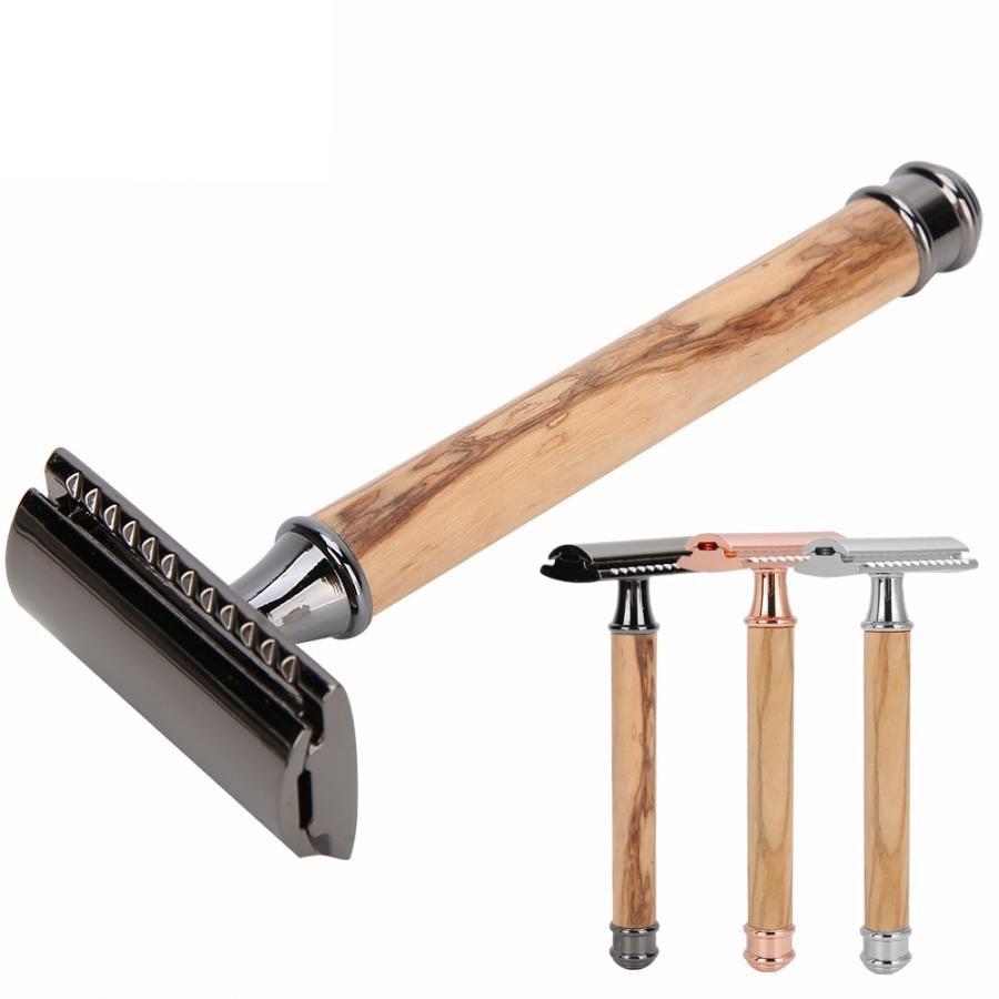 Close-Fitting Manual Wooden Razor Close-Fitting Manual Wooden Razor