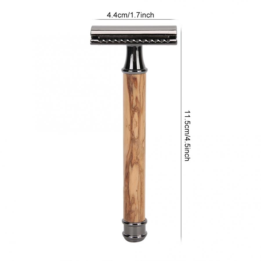 Close-Fitting Manual Wooden Razor Close-Fitting Manual Wooden Razor