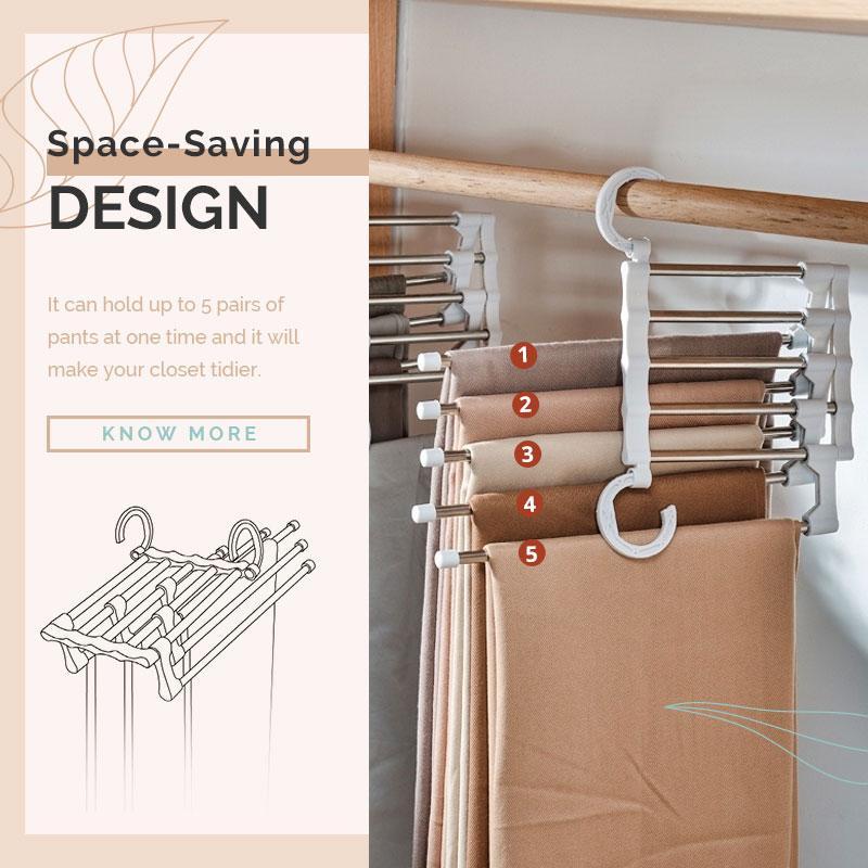 Closet Pants Hanger Space Saver Closet Pants Hanger Space Saver