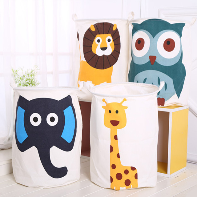 Cloth Basket Animals Laundry Storage Cloth Basket Animals Laundry Storage