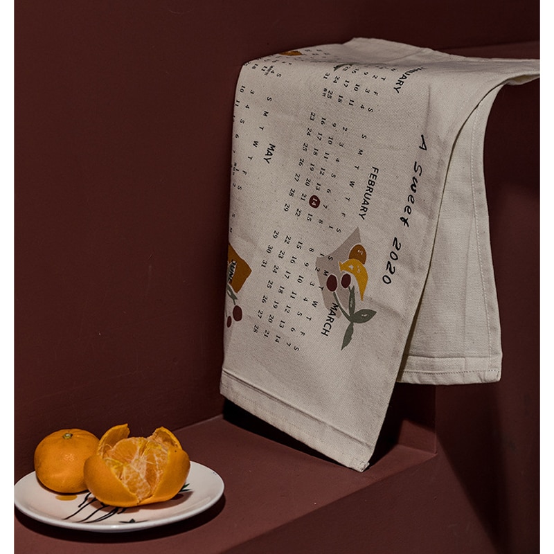 Cloth Calendar 2021 Wall Tapestry Cloth Calendar 2021 Wall Tapestry