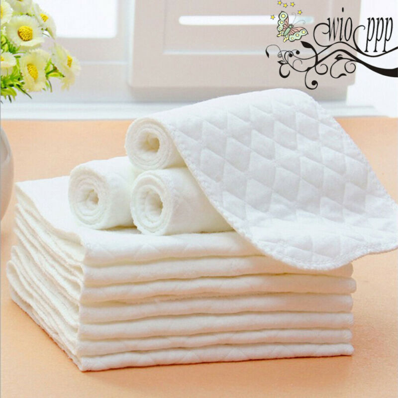 Cloth Diaper Inserts 10PCS Washable Pads Cloth Diaper Inserts 10PCS Washable Pads