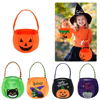 Cloth Halloween Trick or Treat Bag