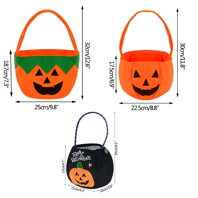 Cloth Halloween Trick or Treat Bag