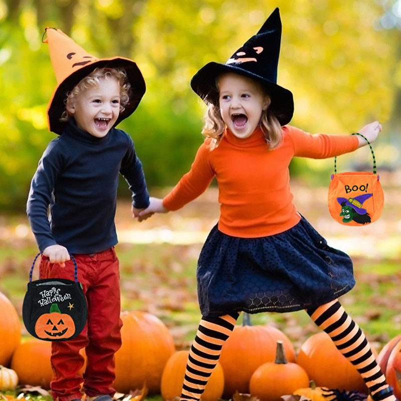 Cloth Halloween Trick or Treat Bag