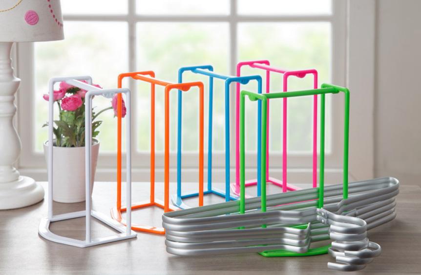 Clothes Hanger Organizer Rack