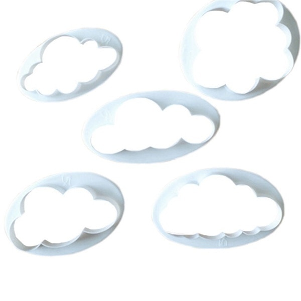 Cloud Cookie Cutters 5 Piece Set