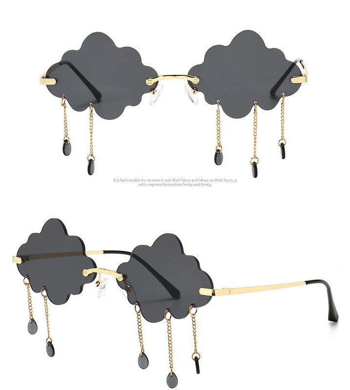 Cloud Glasses with Raindrops Cloud Glasses with Raindrops