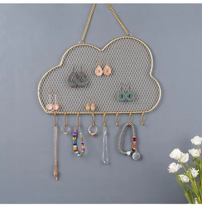 Cloud Mesh Earring Wall Holder