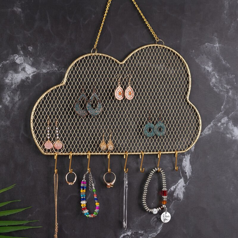 Cloud Mesh Earring Wall Holder