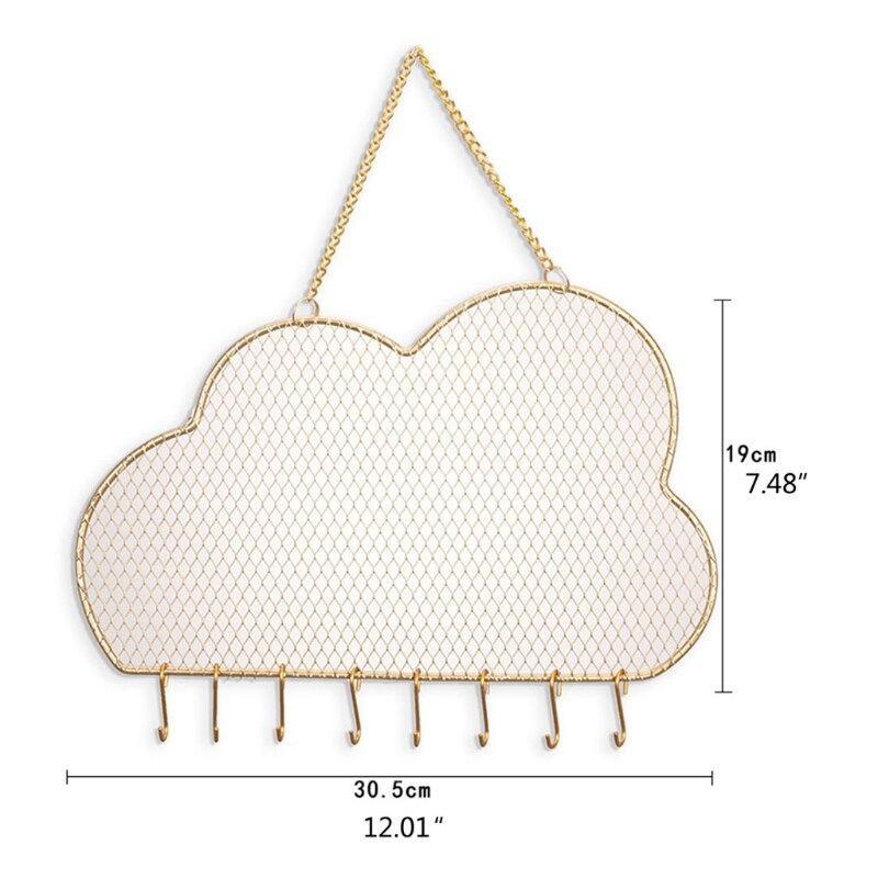 Cloud Mesh Earring Wall Holder