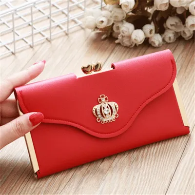 Clutch Wallet Ladies Leather Billfold Clutch Wallet Ladies Leather Billfold