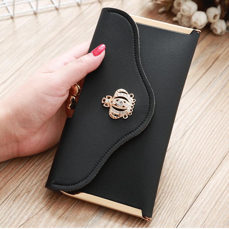 Clutch Wallet Ladies Leather Billfold Clutch Wallet Ladies Leather Billfold