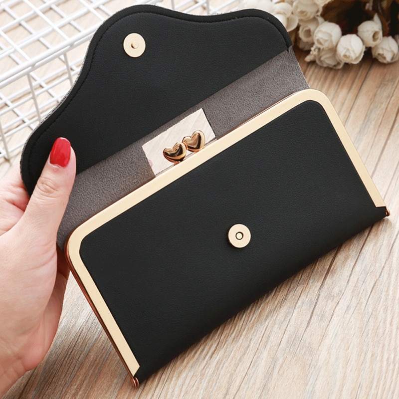 Clutch Wallet Ladies Leather Billfold Clutch Wallet Ladies Leather Billfold