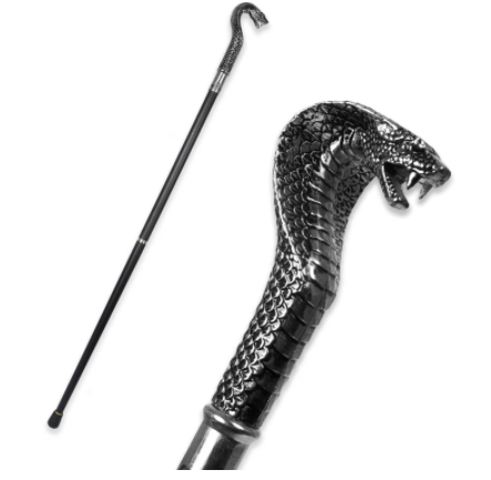 Cobra Head Snake Walking Stick