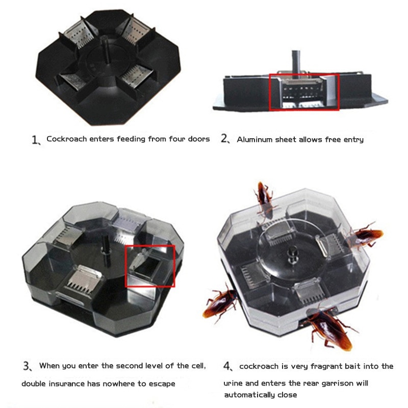 Cockroach Trap Reusable Pest Catcher