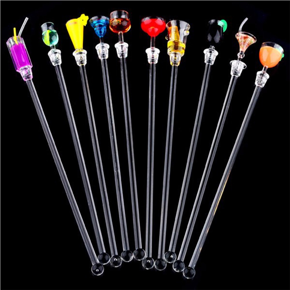 Cocktail Acrylic Swizzle Sticks (10pcs)