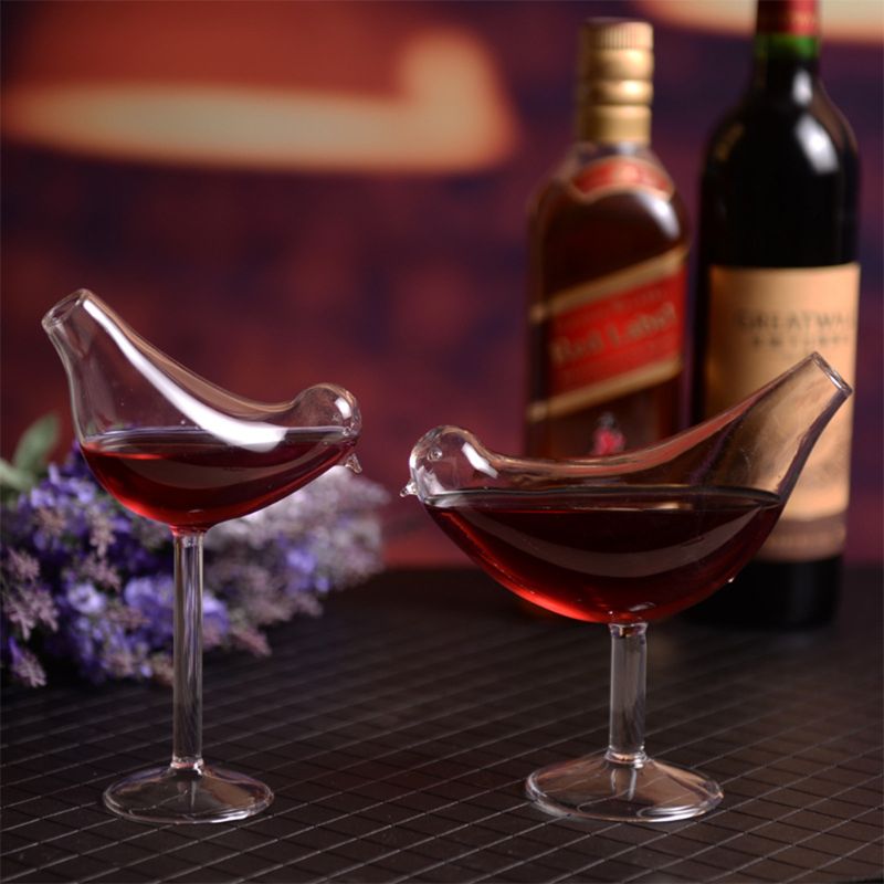 Cocktail Bird Wine Glass Cocktail Bird Wine Glass