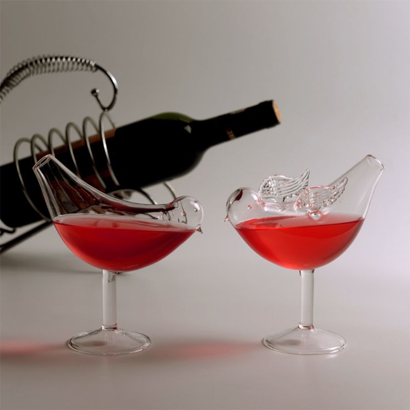 Cocktail Bird Wine Glass Cocktail Bird Wine Glass
