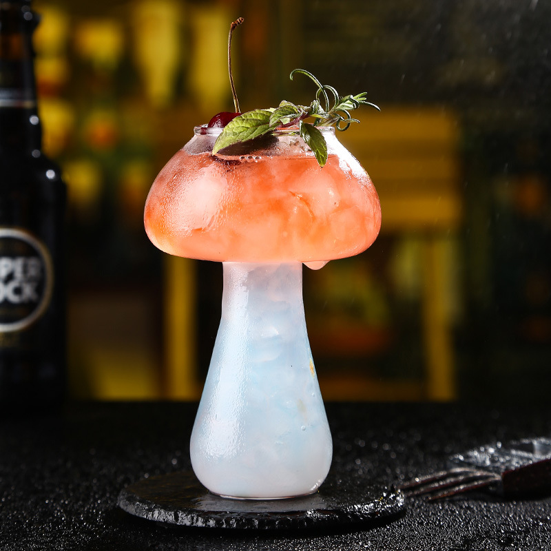 Cocktail Drink Mushroom Glass