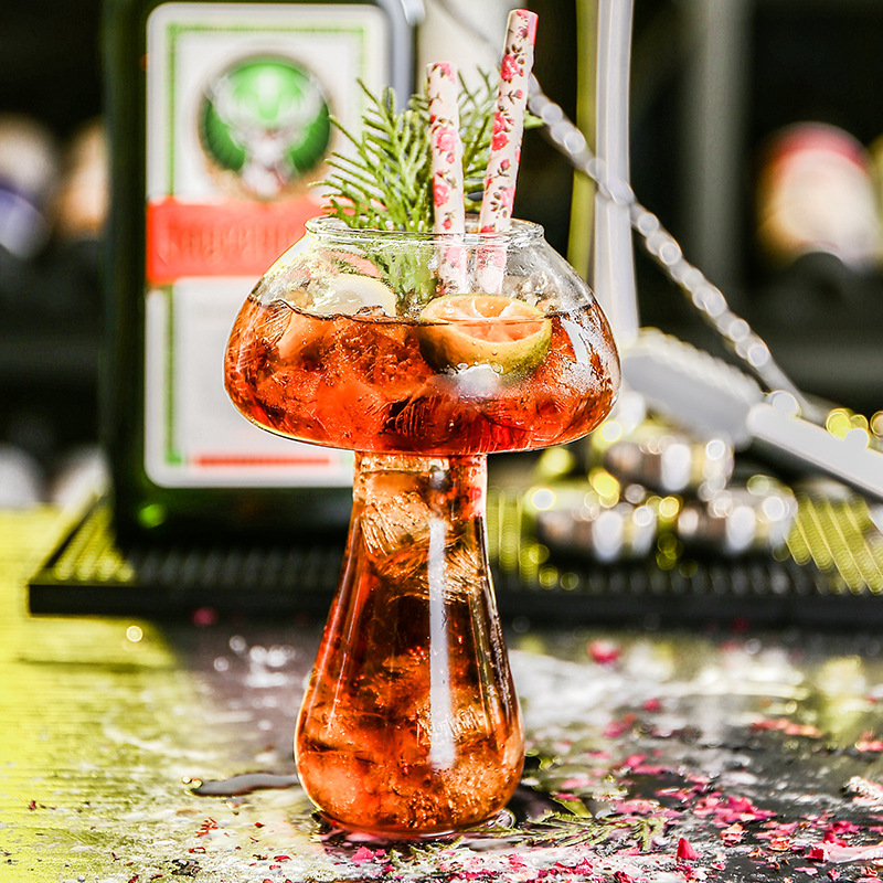 Cocktail Drink Mushroom Glass