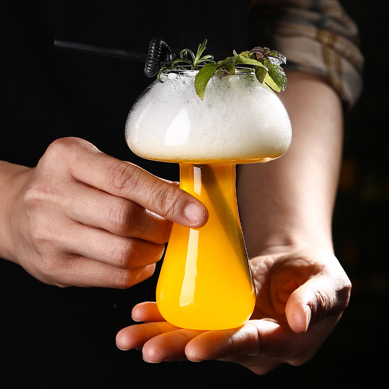 Cocktail Drink Mushroom Glass
