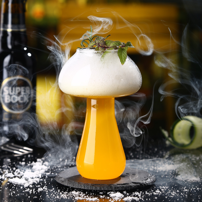 Cocktail Drink Mushroom Glass