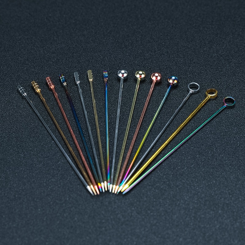 Cocktail Picks 12 Stainless Steel Sticks Cocktail Picks 12 Stainless Steel Sticks