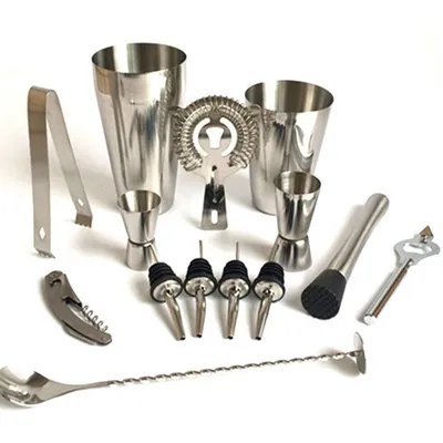 Cocktail Shaker Set 13PC Tool Kit Cocktail Shaker Set 13PC Tool Kit