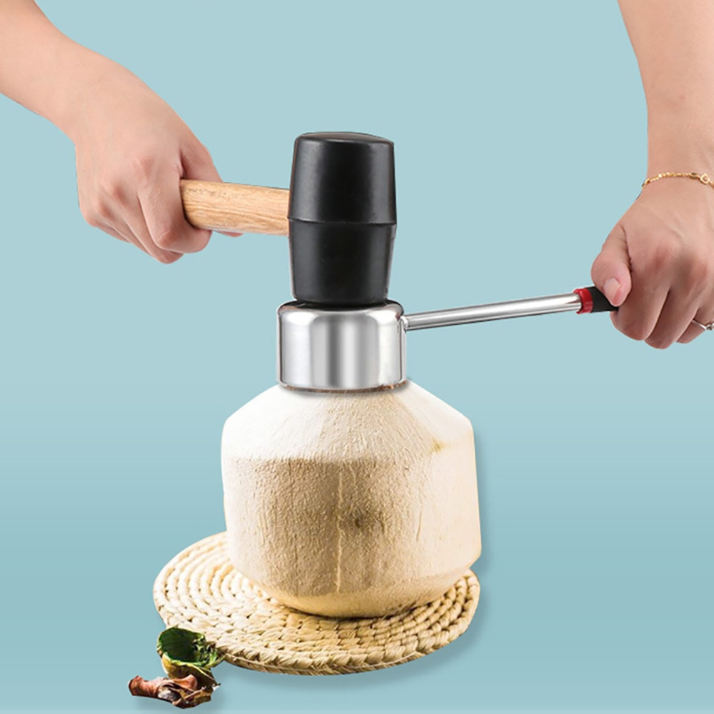 Coconut Opener Tool Manual Set (2 pcs) Coconut Opener Tool Manual Set (2 pcs)
