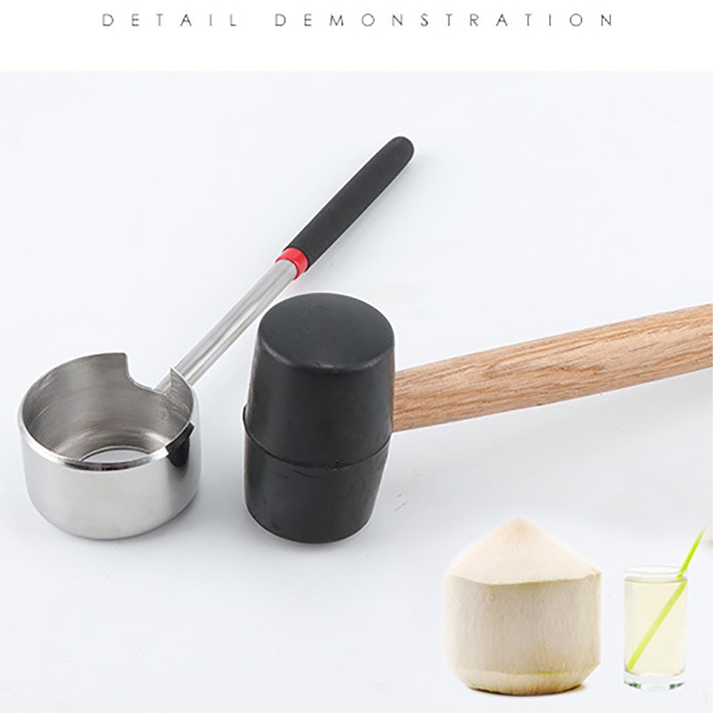 Coconut Opener Tool Manual Set (2 pcs) Coconut Opener Tool Manual Set (2 pcs)