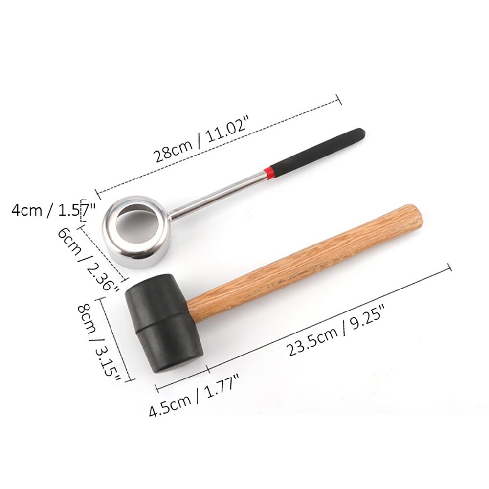 Coconut Opener Tool Manual Set (2 pcs) Coconut Opener Tool Manual Set (2 pcs)