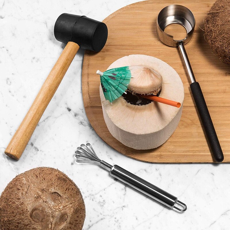 Coconut Tools Opening and Scraping Set (3 pcs) Coconut Tools Opening and Scraping Set (3 pcs)