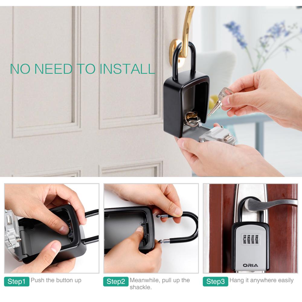Code Combination Key Storage Box Lock