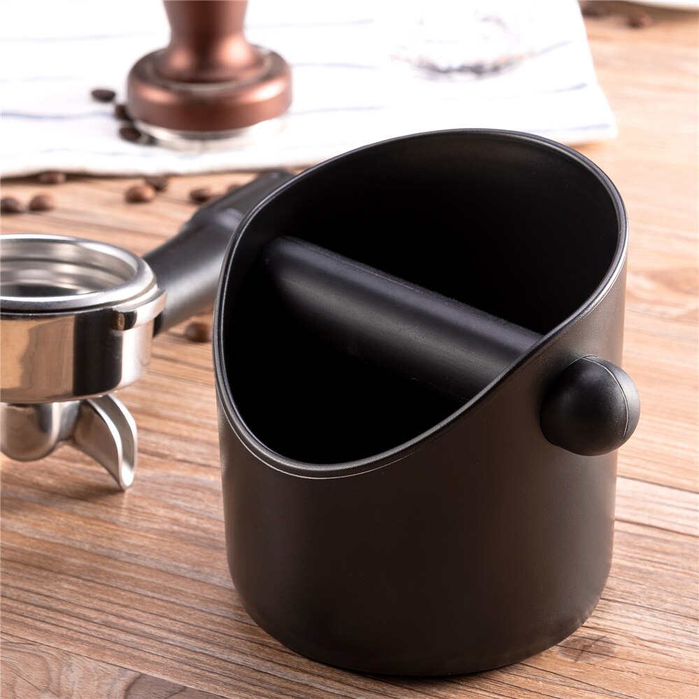 Coffee Knock Box with Rubber Bar