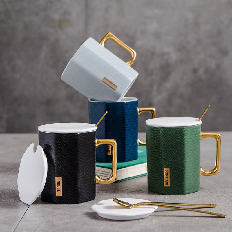 Coffee Mug with Lid Ceramic Drinkware Coffee Mug with Lid Ceramic Drinkware