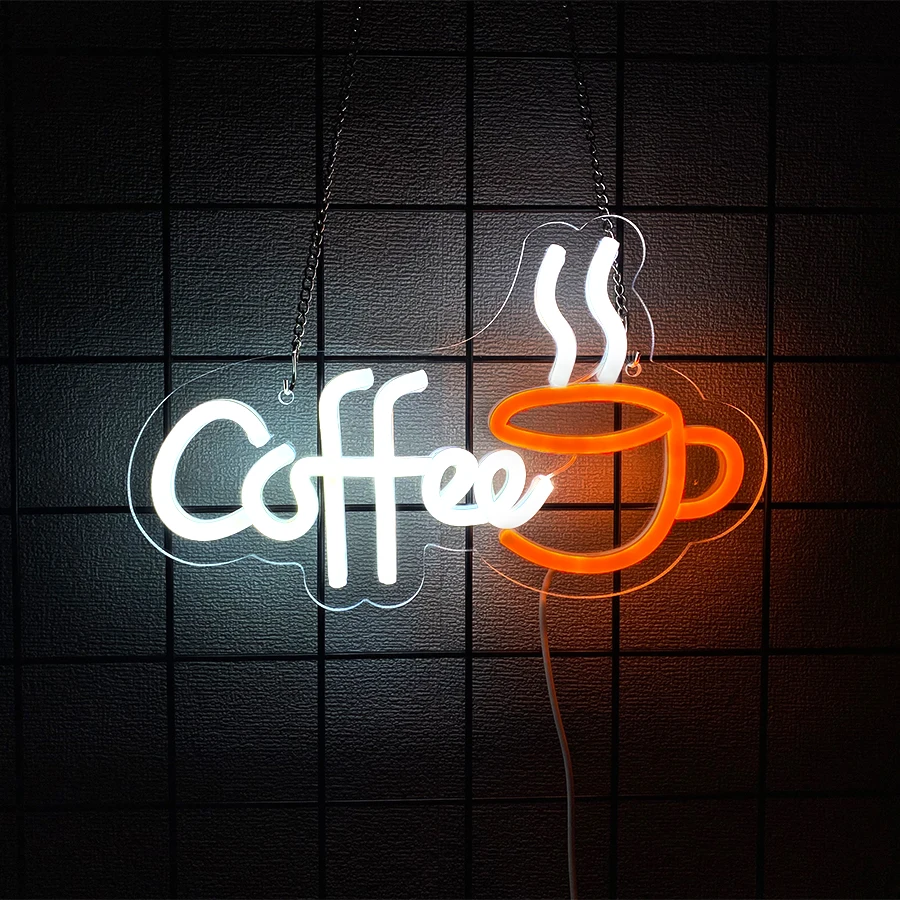 Coffee Neon Sign, Coffee Cup Led Sign Usb Power Supply Light, Suitable For Coffee Shop Business Decor, Coffee Lovers Coffee Neon Sign, Coffee Cup Led Sign Usb Power Supply Light, Suitable For Coffee Shop Business Decor, Coffee Lovers