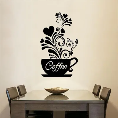 Coffee Wall Sticker Cafe Restaurant Decoration Coffee Wall Sticker Cafe Restaurant Decoration