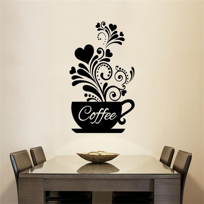 Coffee Wall Sticker Cafe Restaurant Decoration Coffee Wall Sticker Cafe Restaurant Decoration