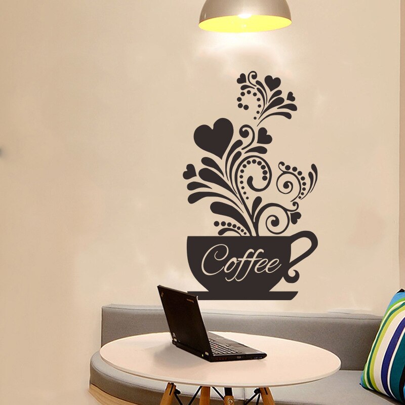 Coffee Wall Sticker Cafe Restaurant Decoration Coffee Wall Sticker Cafe Restaurant Decoration