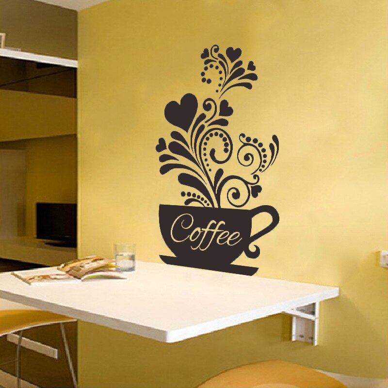 Coffee Wall Sticker Cafe Restaurant Decoration Coffee Wall Sticker Cafe Restaurant Decoration
