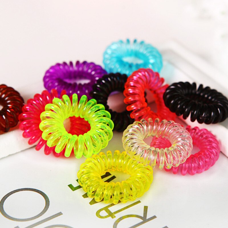 Coil Hair Ties Accessories (10 Pcs)